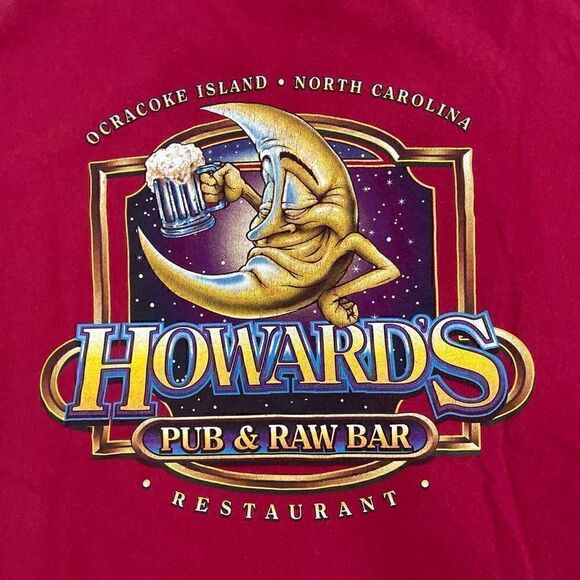 𝅺moon and Stars Pub Brewery Bar Large Back Graphic T-shirt Medium - Picture 3 of 6